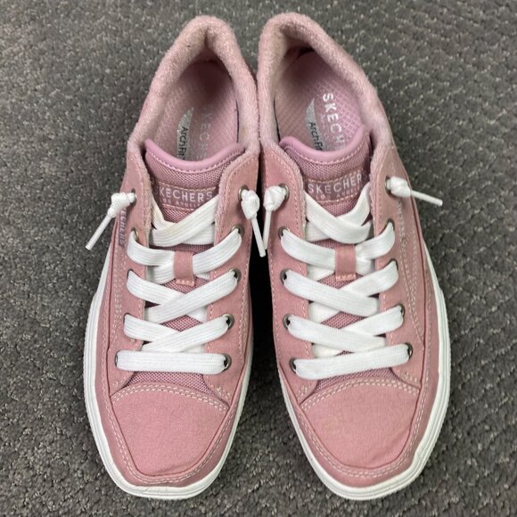 Skechers Arch Fit Arcade Arcata Sneakers Shoes Women's 7 Mauve Pink Casual - Picture 1 of 12